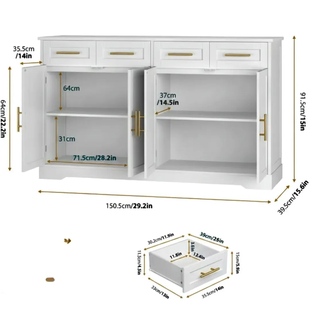 armoire buffet modèle Atlas dimensions