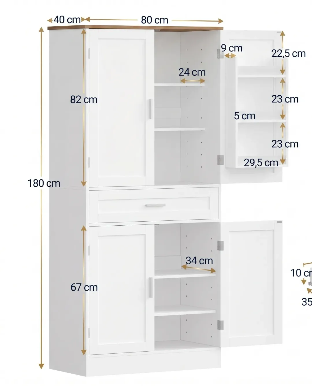armoire buffet modèle Céleste dimensions