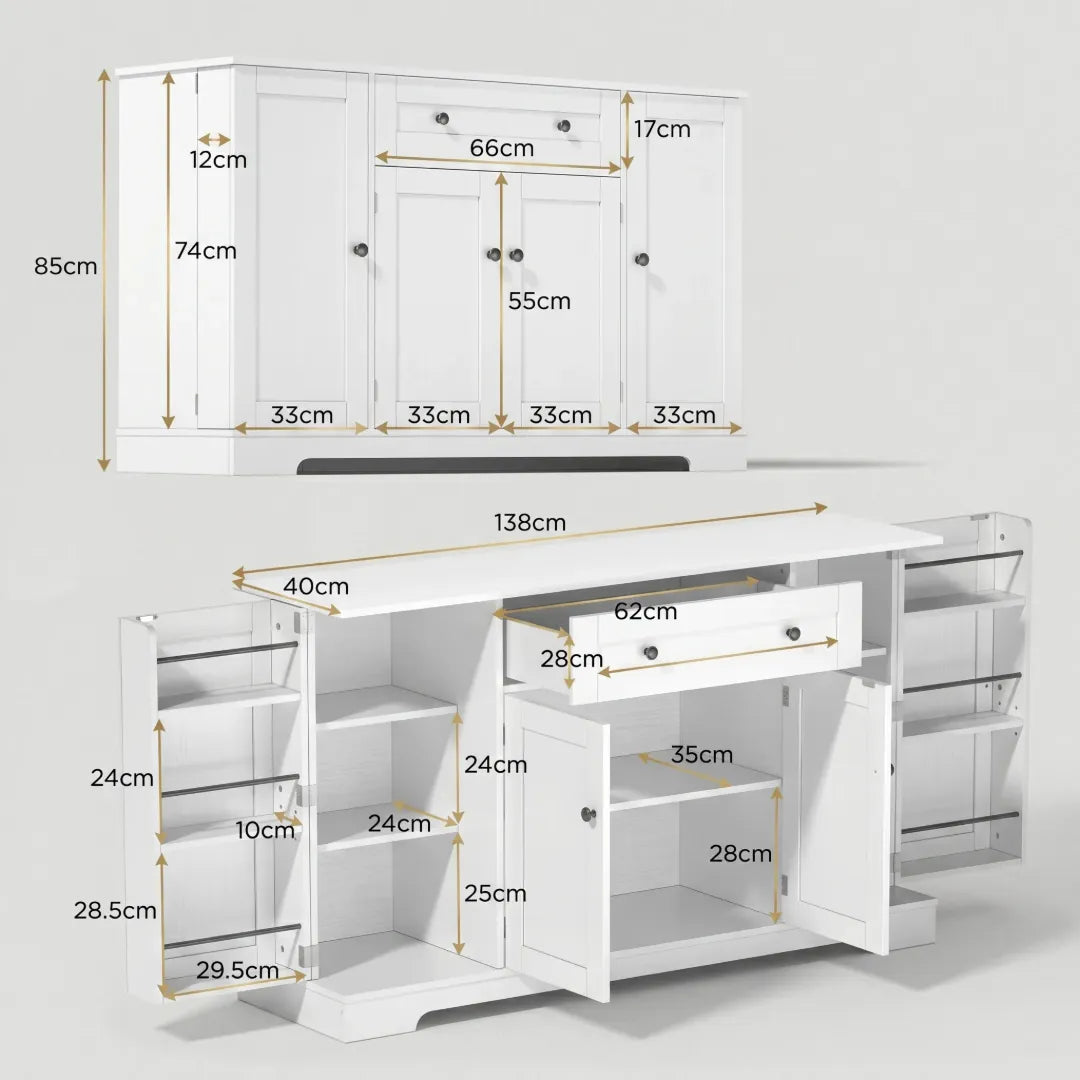armoire buffet modèle Clara dimensions