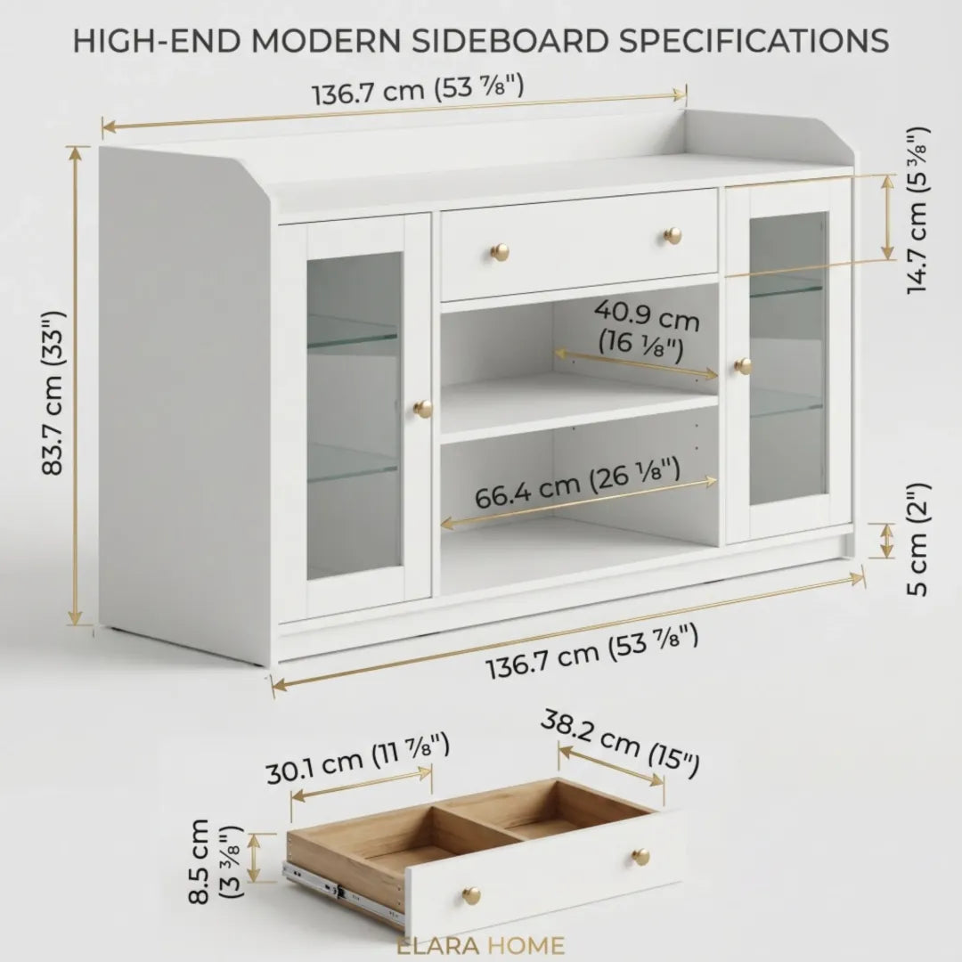 armoire buffet modèle Elea dimensions 